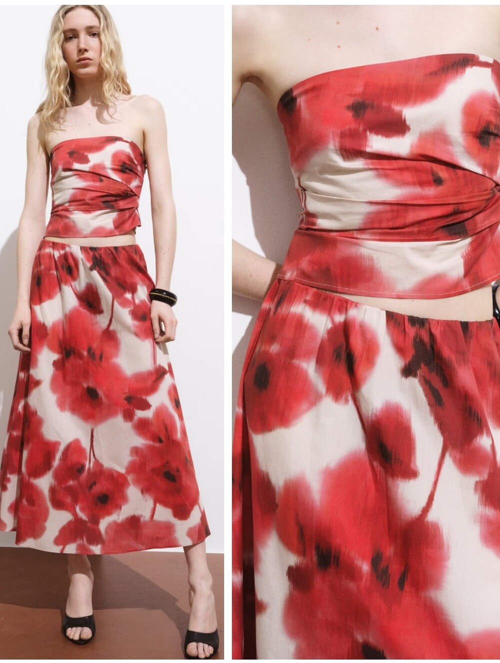 MANGO TOP/SKIRT SET